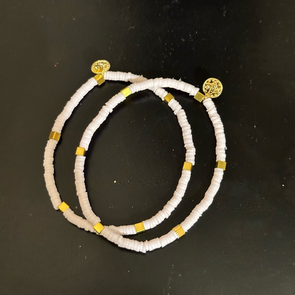 Pink and Gold Bracelets